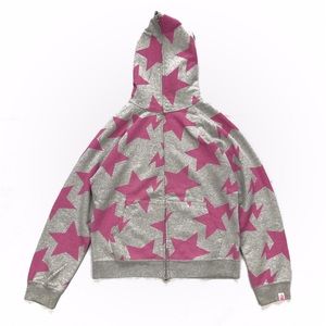 RARE BATHING APE ALL STAR PATTERN HOODIE